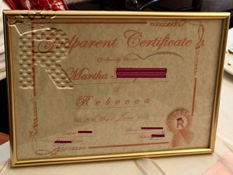 god parent cert