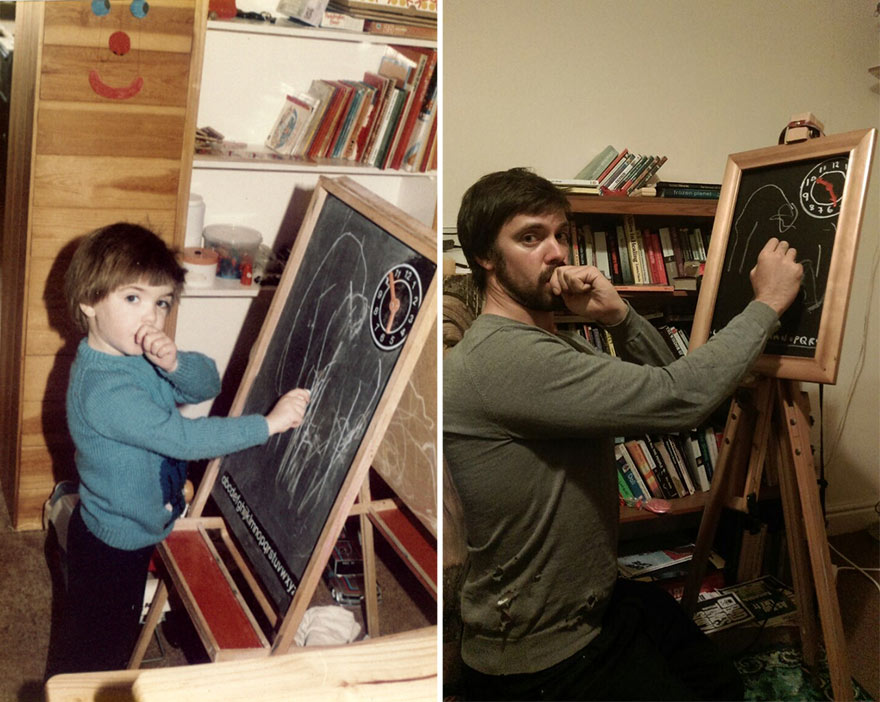 before-and-after-brothers-childhood-photos-parents-anniversary-gift-2
