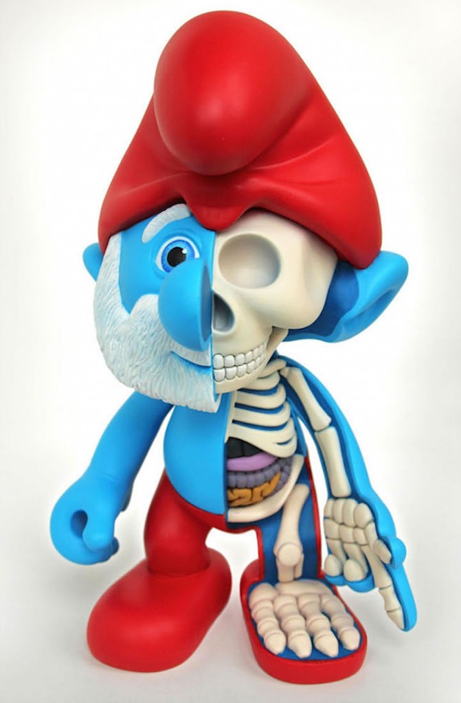 Papa Smurf. (Jason Freeny/Mercury Press & Media/Caters News)