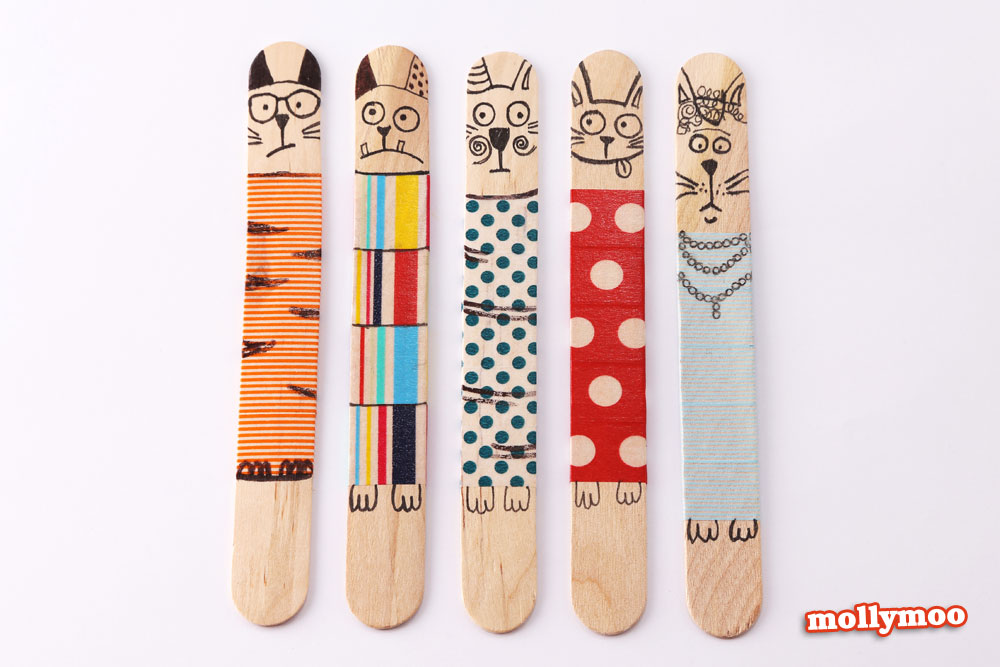 cats-craft-stick-dolls