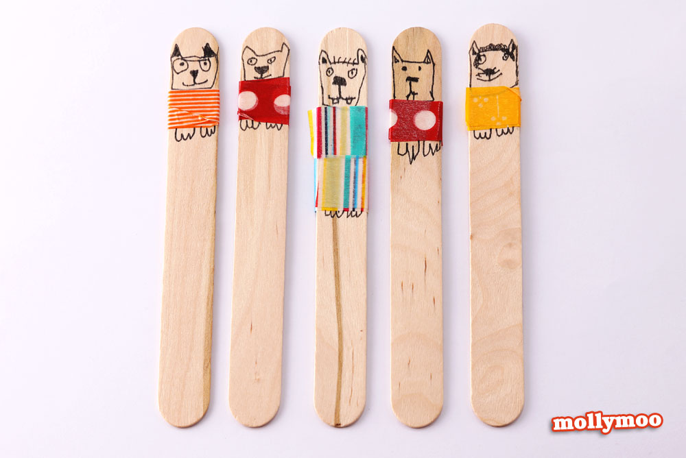 puppies-craft-stick-dolls