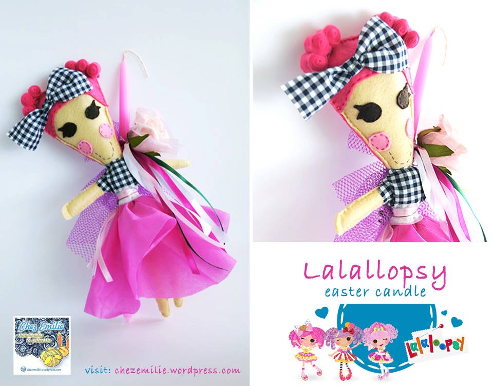 Lalaloopsy easter candle_ Chez Emilie